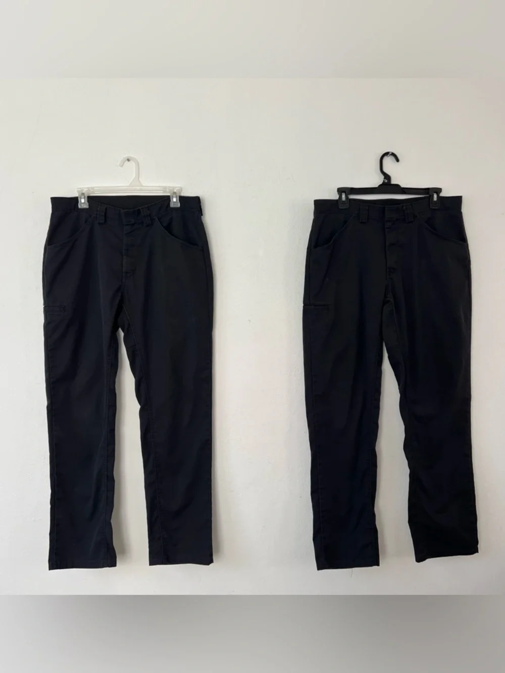 Set of 2 Red Kap Men's Black Cargo Pants with Five Pockets Size  34”x 32” - Picture 4 of 12
